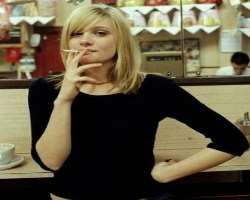 Romola Garai smoking